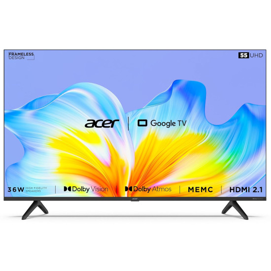 Acer 178 cm (70 inches) XL Series 4K Ultra HD Smart LED Google TV AR70GR2851UD (2023 Model) (Black)