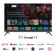 Vu 139 cm (55 inches) The GloLED Series 4K Smart LED Google TV 55GloLED (Grey)