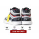 Campus Air Pro High-Top Sneakers (Grey/Black/Red) Campus Air Pro High-Top Sneakers (Grey/Black/Red)