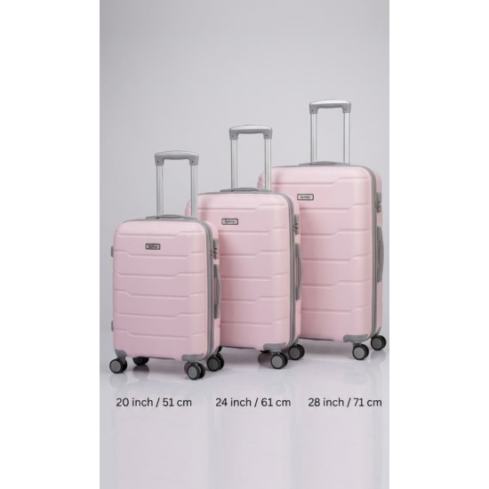 3-piece Spinny Trolley Bag Set (20", 24", 28")