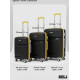 3-piece Spinny Trolley Bag Set (20", 24", 28")