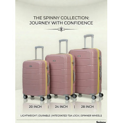3-piece Spinny Trolley Bag Set (20", 24", 28")