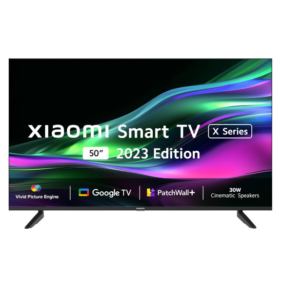 Xiaomi 138 cm (55 inches) X 4K Dolby Vision Series Smart Google TV L55M8-A2IN (Black)