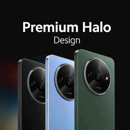 Redmi A3 (Olive Green, 6GB RAM, 128GB Storage) | Premium Halo Design | 90Hz Display | Powerful 4G G36 Processor