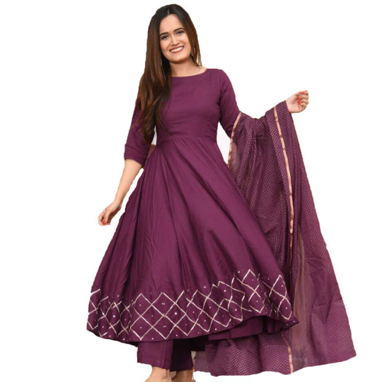 Patiala Suit for Ladies,Girls Pure Cotton Fabric Patiala Suit for Ladies,Girls Pure Cotton Fabric