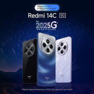 (Pre Owned) Redmi 14C 5G (Stargaze Black, 6GB RAM, 128GB Storage) | Superfast 4nm Snapdragon 4 Gen 2 | 120Hz 17.47cm (6.88”) Display | 5160mAh Battery | 50MP Dual Camera | Premium Starlight Design
