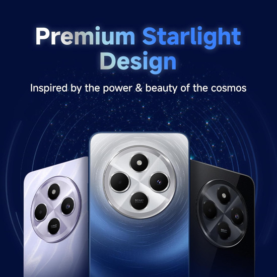 Redmi 14C 5G (Stardust purple, 6GB RAM, 128GB Storage) | Superfast 4nm Snapdragon 4 Gen 2 | 120Hz 17.47cm (6.88”) Display | 5160mAh Battery | 50MP Dual Camera | Premium Starlight Design Redmi 14C 5G (Stardust purple, 6GB RAM, 128GB Storage) | Superfast 4nm Snapdragon 4 Gen 2 | 120Hz 17.47cm (6.88”) Display | 5160mAh Battery | 50MP Dual Camera | Premium Starlight Design