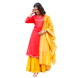Patiala Suit for Ladies,Girls Pure Cotton Fabric