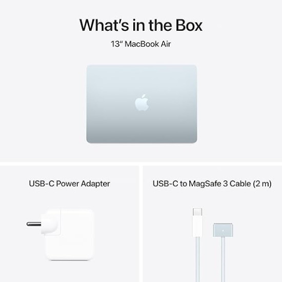 Apple 2025 MacBook Air (13-inch, Apple M4 chip with 10-core CPU and 8-core GPU, 16GB Unified Memory, 256GB) - SkyBlue Apple 2025 MacBook Air (13-inch, Apple M4 chip with 10-core CPU and 8-core GPU, 16GB Unified Memory, 256GB) - SkyBlue