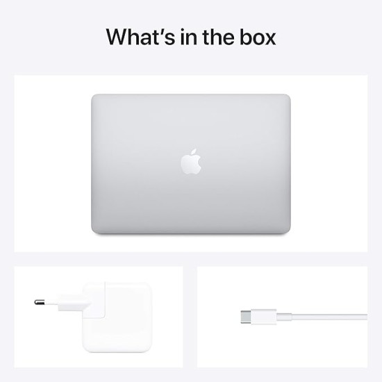 Apple MacBook Air Laptop: Apple M1 chip, 13.3-inch/33.74 cm Retina Display, 8GB RAM, 256GB SSD Storage, Backlit Keyboard, FaceTime HD Camera, Touch ID. Works with iPhone/iPad; Silver Apple MacBook Air Laptop: Apple M1 chip, 13.3-inch/33.74 cm Retina Display, 8GB RAM, 256GB SSD Storage, Backlit Keyboard, FaceTime HD Camera, Touch ID. Works with iPhone/iPad; Silver