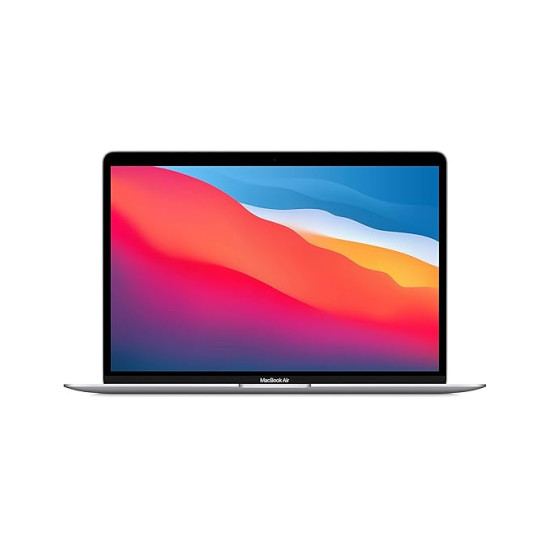 Apple MacBook Air Laptop: Apple M1 chip, 13.3-inch/33.74 cm Retina Display, 8GB RAM, 256GB SSD Storage, Backlit Keyboard, FaceTime HD Camera, Touch ID. Works with iPhone/iPad; Silver Apple MacBook Air Laptop: Apple M1 chip, 13.3-inch/33.74 cm Retina Display, 8GB RAM, 256GB SSD Storage, Backlit Keyboard, FaceTime HD Camera, Touch ID. Works with iPhone/iPad; Silver