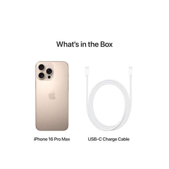 iPhone 16 Pro Max 512 GB: 5G Mobile Phone with Camera Control, 4K 120 fps Dolby Vision and a Huge Leap in Battery Life. Works with AirPods; Desert Titanium iPhone 16 Pro Max 512 GB: 5G Mobile Phone with Camera Control, 4K 120 fps Dolby Vision and a Huge Leap in Battery Life. Works with AirPods; Desert Titanium